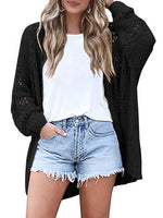 Casual Crochet Knit Cardigan