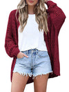 Casual Crochet Knit Cardigan