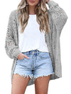 Casual Crochet Knit Cardigan