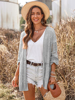 Casual Crochet Knit Cardigan