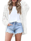 Casual Crochet Knit Cardigan