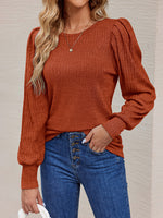 Puff Sleeve Knit Top