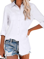 Classic Casual Solid Button Shirt