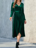 Hotouch Corduroy Long Sleeve Dress