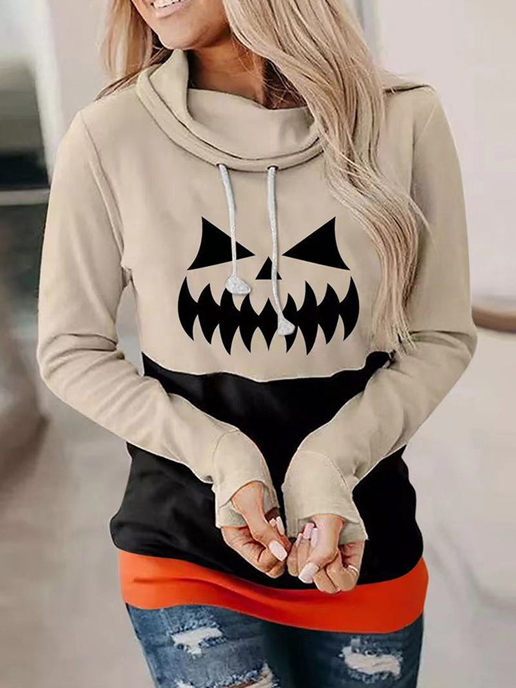 Hotouch Halloween Lace Up Hoodie-Pattern2