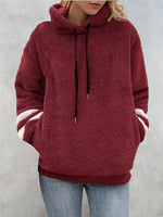 Hotouch Solid Casual Fleece Hoodie