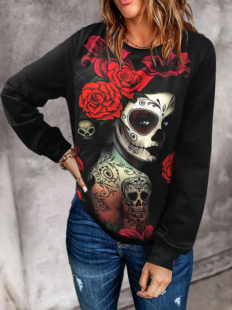 Hotouch Halloween Loose Fit Sweatshirt