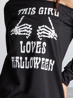Hotouch Halloween Cosplay Dress-Skeleton Love