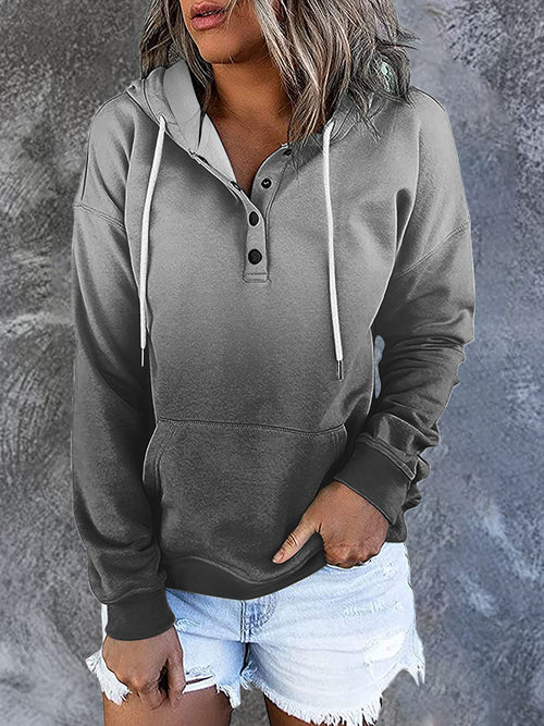 Hotouch Casual Loose Fit Gradient Hoodie