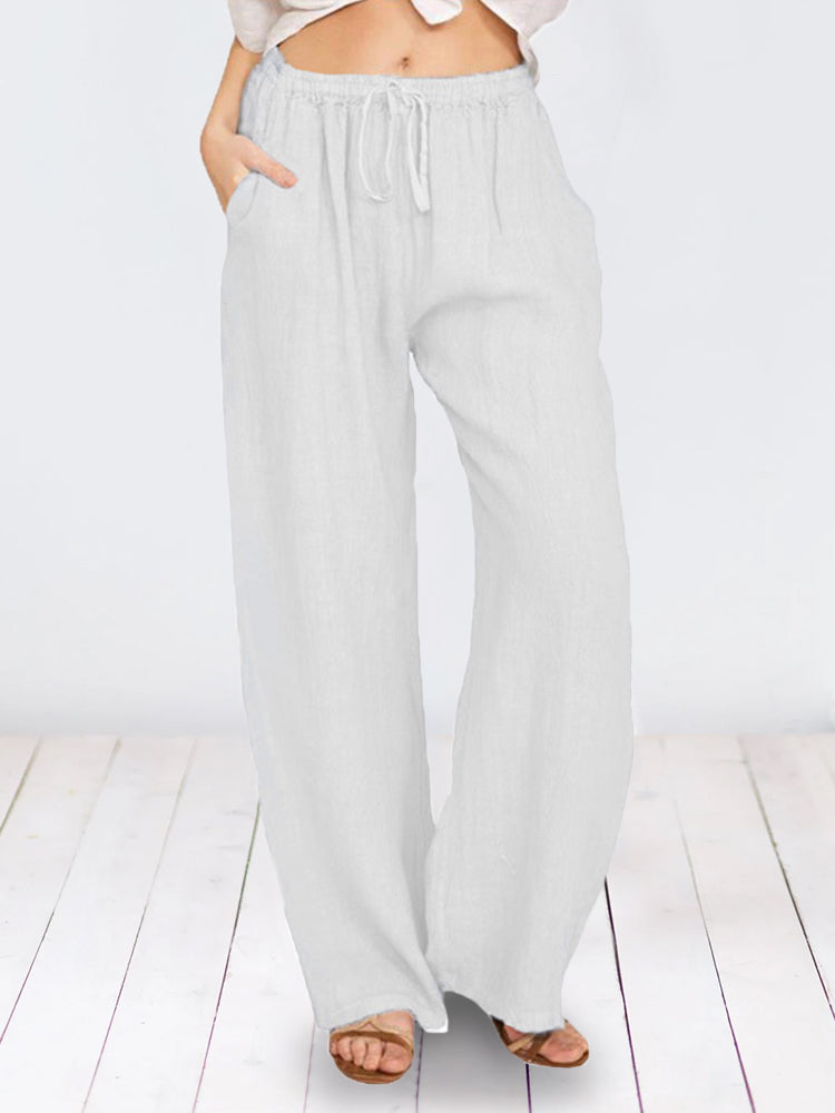 Hotouch Comfortable Loose Casual Linen Pants