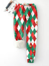 Hotouch Christmas Drawstring Thermal Pants