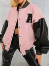 Hotouch Hipop Leather Sleeve Jacket
