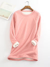Hotouch Solid Fleece Thermal Top