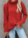 Hotouch Loose Turtle Neck Sweater