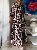 Hotouch Bohemian Printed Tapered Waist Dress
