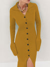 Hotouch Flared Sleeve Sweater Dress
