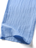 Linen FashionHigh Waist Casual Trousers