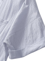 Hotouch Short Sleeve Linen Style Shirt