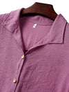 Hotouch Casual Long Sleeves Linen Shirt