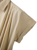 Hotouch Casual Linen Shirt Dress