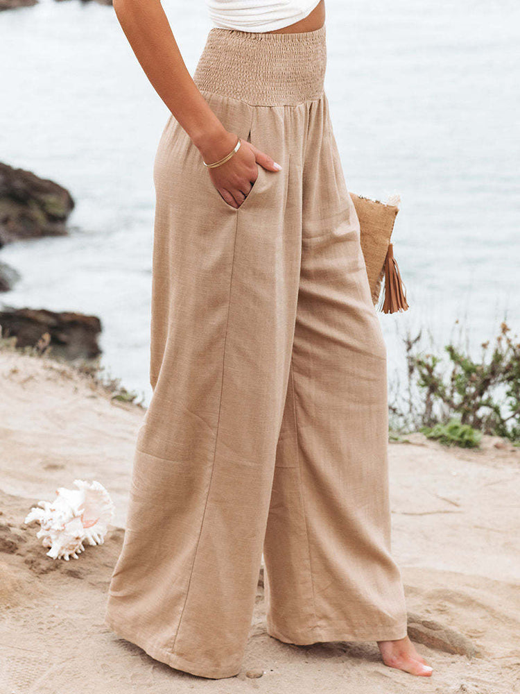 Hotouch Linen Loose Trousers