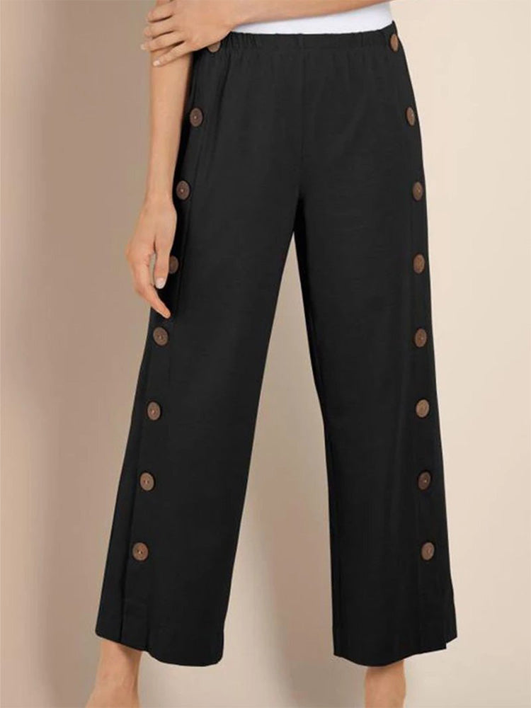 Hotouch Cotton Double-breasted Pants