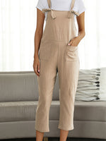 Hotouch Casual literary Linen jumpsuit