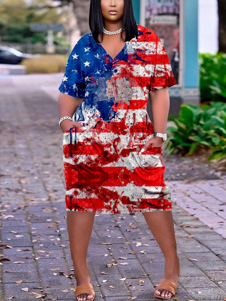 Hotouch USA Flag Dress 5