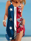 Hotouch Sleeveless USA Flag Dress 7