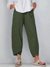 Hotouch Linen Casual Ninth Pants