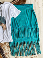 Hotouch Solid Tassel Wrap Skirt