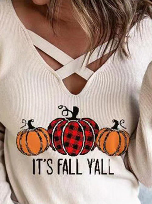 Hotouch Halloween Pumpkin Graphic Top