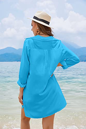 Hotouch button-down Swim Beachwear