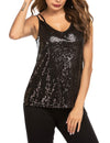 Sparkle Shimmer Sleeveless Sequin Tank Top (Us Only)