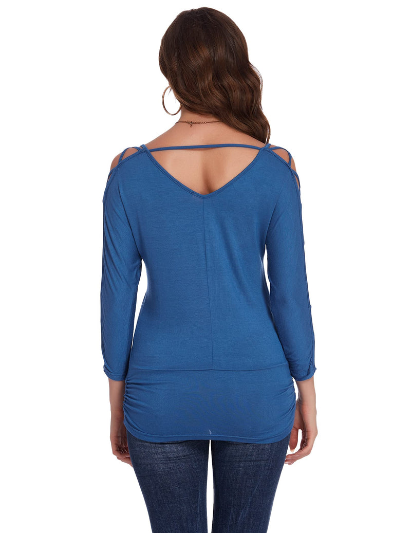 Hotouch Cold Shoulder Tunic Tops (Us Only)