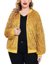 Sequin Jacket Sparkle Long Sleeve Jackets (Us Only)