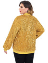 Sequin Jacket Sparkle Long Sleeve Jackets (Us Only)