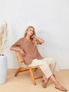 Hotouch V-Neck Cotton Irregular Shirt (Summer Sale)