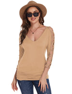 Hotouch Cold Shoulder Tunic Tops (Us Only)