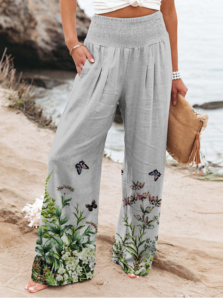 Hotouch high-waisted trousers with pockets