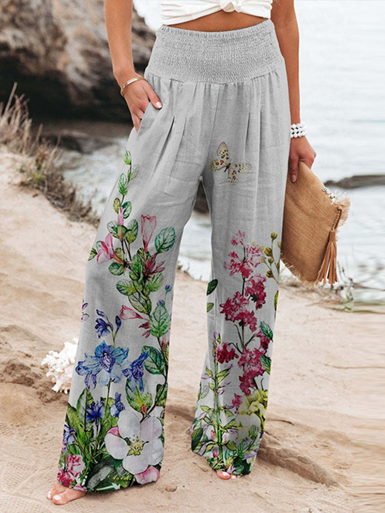 Hotouch high-waisted trousers with pockets