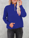 Hotouch Solid Stand Collar Hoodie