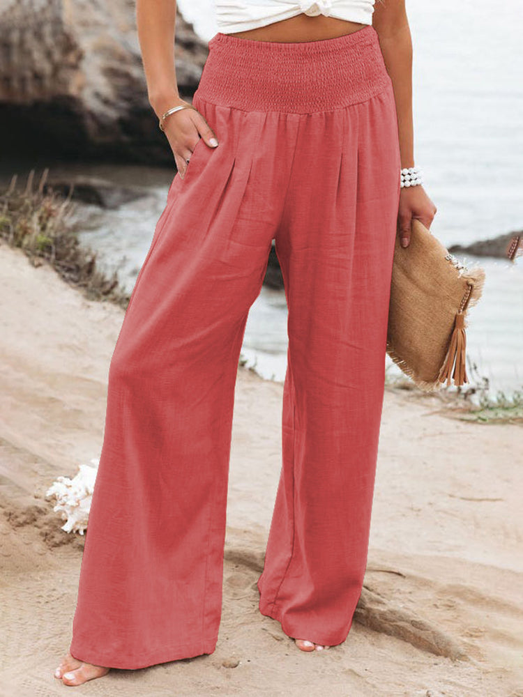 Hotouch Linen Loose Trousers
