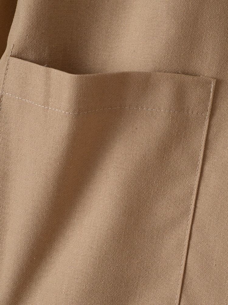 Hotouch Linen Style Lapel Neck Blazer