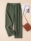 Hotouch Relaxed-Fit Linen Ninth Pants