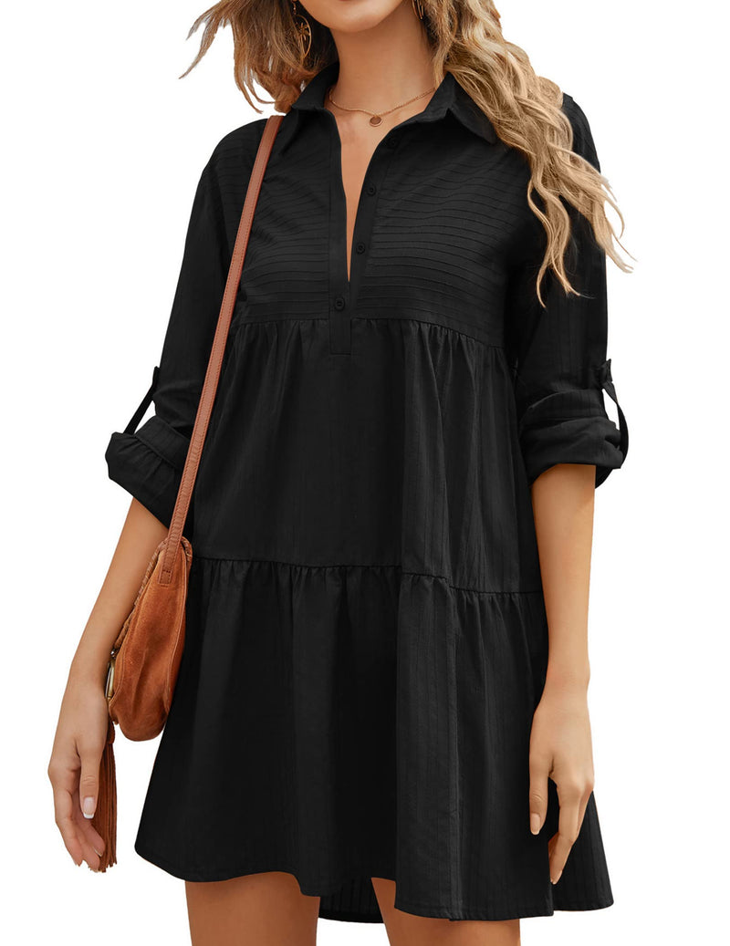 Hotouch Mini Dress with Long Sleeve (Us Only)